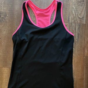 Hot Pink and Black Dry Fit BCG Tank